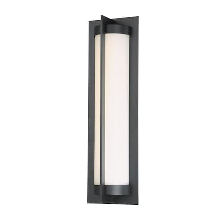 Dweled Oberon 20in LED Indoor and Outdoor Wall Light 3000K in Black WS-W457